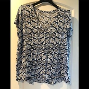 Lilly Pulitzer Etta Tee XL Nice Tail
